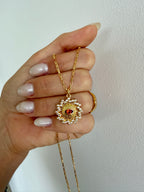 Collar Carmina blanc