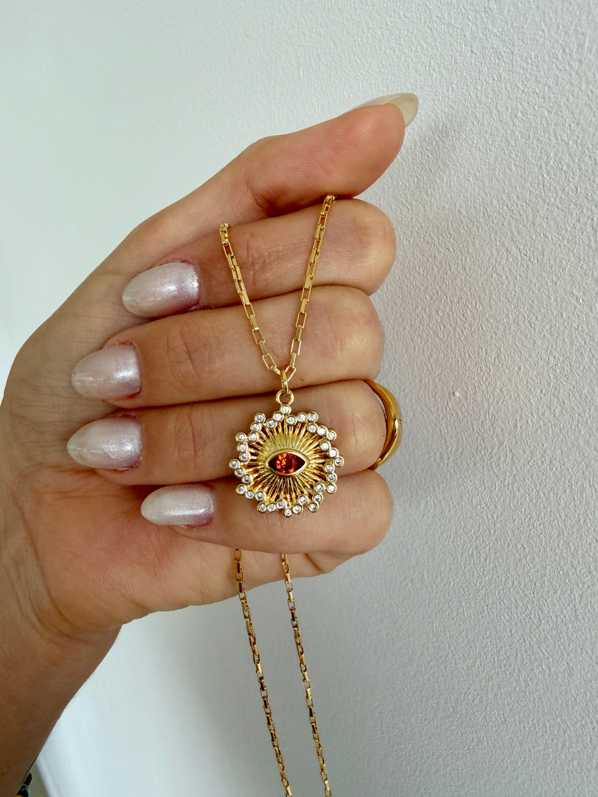 Collar Carmina blanc