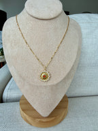 Collar Carmina blanc