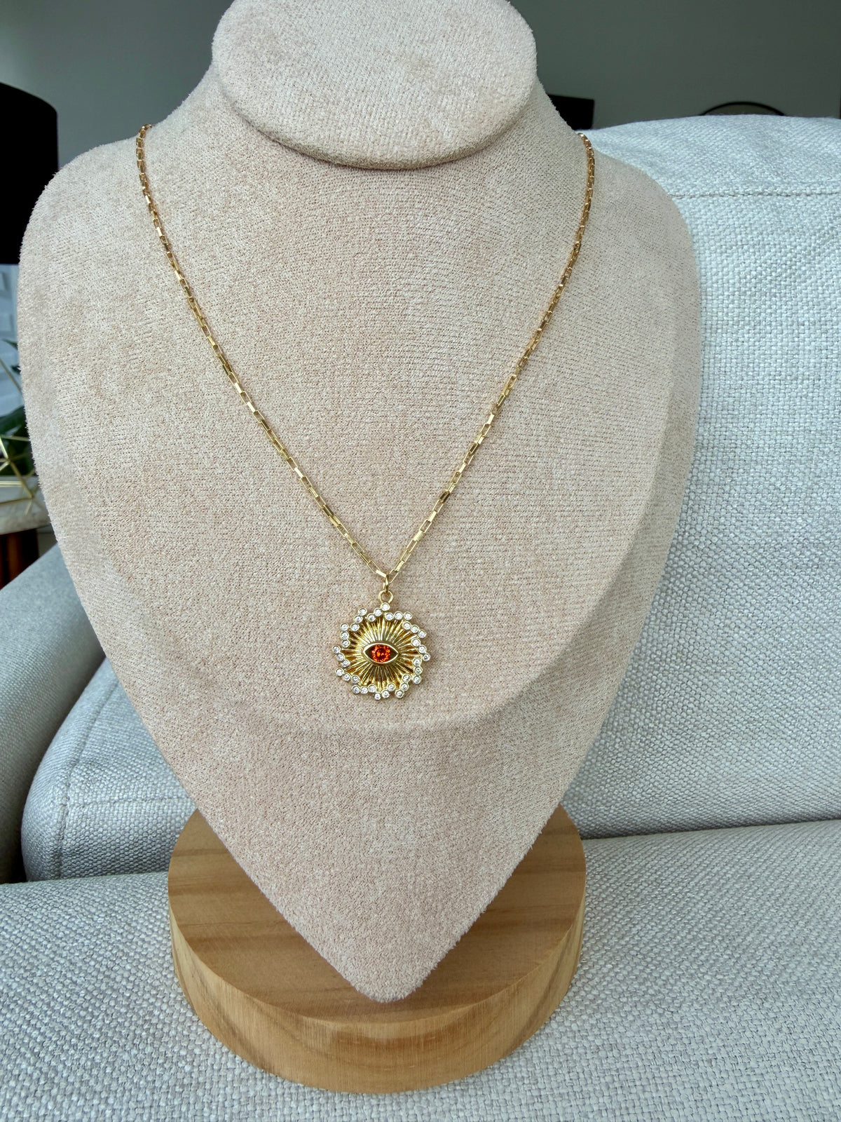 Collar Carmina blanc