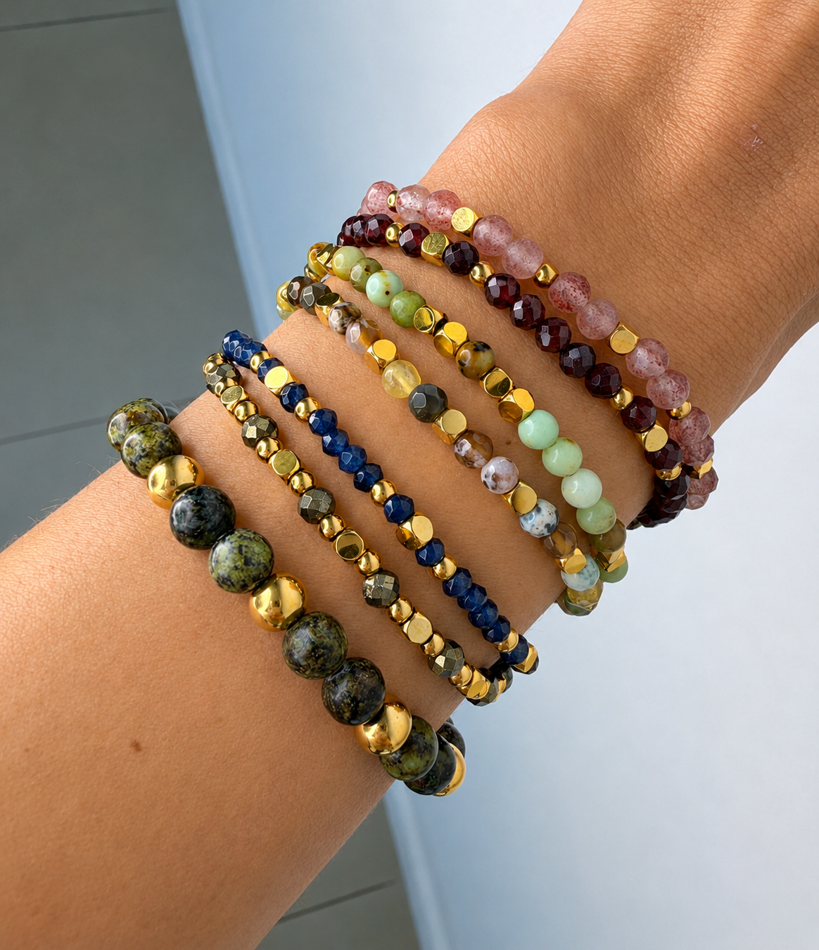 Pulseras piedras semipreciosas